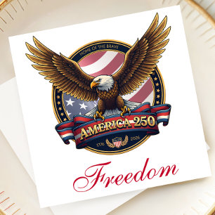 USA 250th Anniversary Party Napkin