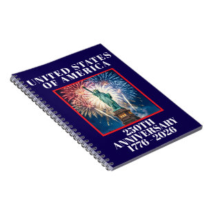 USA 250th Anniversary Patriotic Planner Notebook