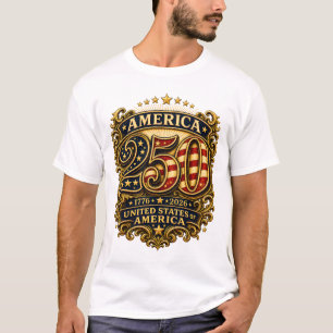 USA 250th Anniversary Patriotic Shirt 1776-2026