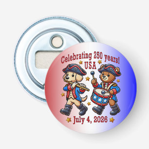 USA 250th Anniversary Souvenir - Patriotic  Bottle Opener