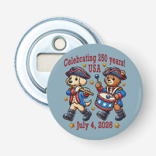 USA 250th Anniversary Souvenir - Patriotic  Bottle Opener