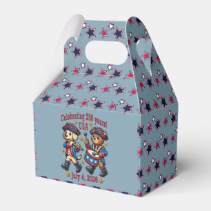 USA 250th Anniversary Souvenir - Patriotic  Favor Box