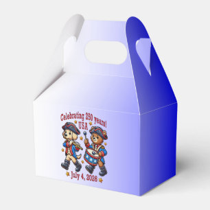 USA 250th Anniversary Souvenir - Patriotic  Favor Box