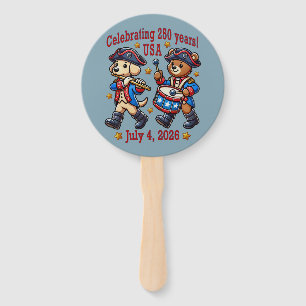 USA 250th Anniversary Souvenir - Patriotic  Hand Fan