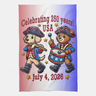 USA 250th Anniversary Souvenir - Patriotic  Kitchen Towel