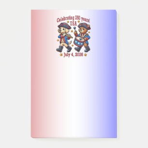 USA 250th Anniversary Souvenir - Patriotic  Post-it Notes