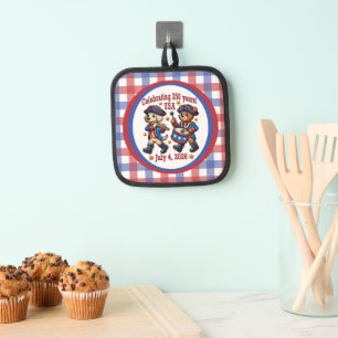 USA 250th Anniversary Souvenir - Patriotic Pot Holder