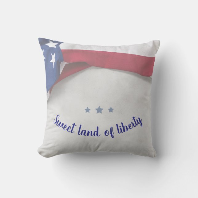 USA 250th Anniversary  Wall Clock Throw Pillow (Front)