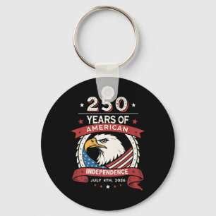 Usa 250th Celebration - 250 Years Of American Inde Keychain
