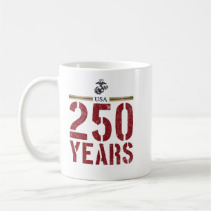 USA 250th Years Marine Corps Eagle Coffee Mug