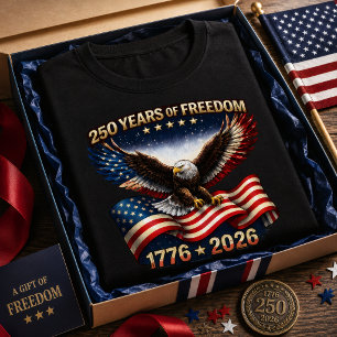 usa 250th Years of Freedom 4th july 1776 T-Shirt