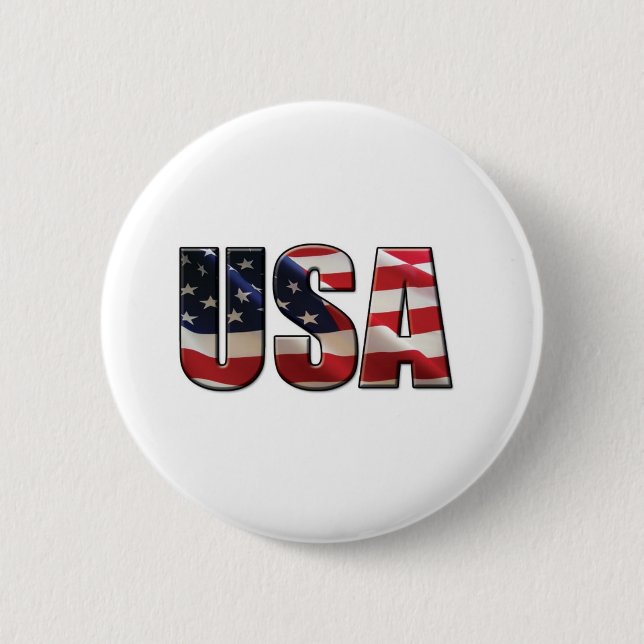 USA 2 INCH ROUND BUTTON (Front)