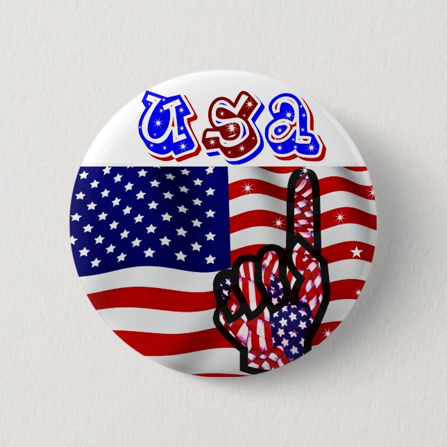 USA!_ 2 INCH ROUND BUTTON (Front)