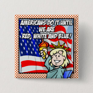 USA 2 INCH SQUARE BUTTON