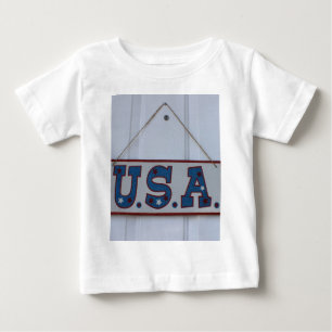 USA 4th of July Hang Baby T-Shirt