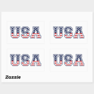 USA 4th Of July Independence Day Sticker