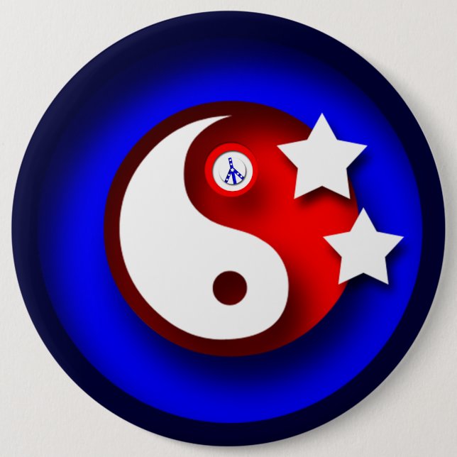 USA 6 INCH ROUND BUTTON (Front)