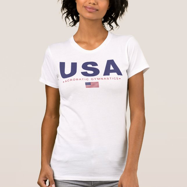 USA Acrobatic Gymnastics T-Shirt (Front)