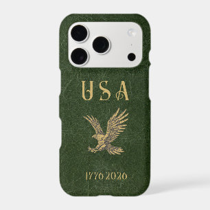 USA Aigle 1775 - 2026 Télécopie cuir vert