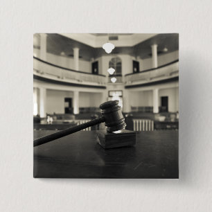 USA, Alabama, Monroeville. Home of writers 2 Inch Square Button