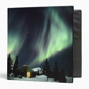 USA, Alaska, Chena Hot Springs. Aurora Binder