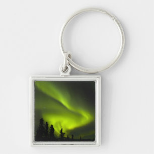 USA, Alaska, Chena Hot Springs. Aurora Borealis 2 Keychain