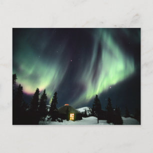 USA, Alaska, Chena Hot Springs. Aurora Postcard