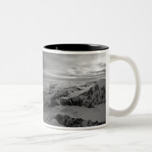 USA, Alaska, Denali National Park, Aerial view 2 Two-Tone Coffee Mug