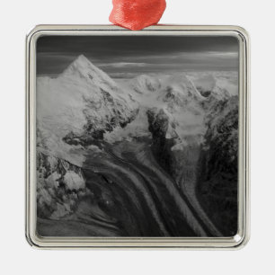 USA, Alaska, Denali National Park, Aerial view 3 Metal Ornament