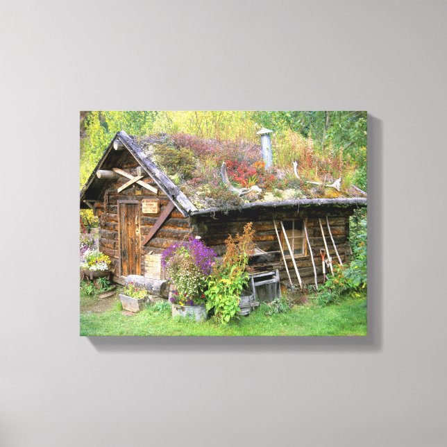 USA, Alaska, Denali National Park, Kantishna. Canvas Print (Front)