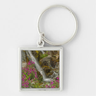 USA, Alaska, Glacier Bay National Park. Fireweed Keychain
