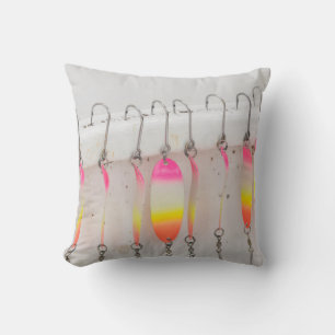 USA, Alaska, Hoonah. Commercial Salmon Fishing Throw Pillow