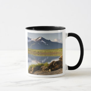 USA, Alaska, Katmai National Park, Brown Bears 2 Mug