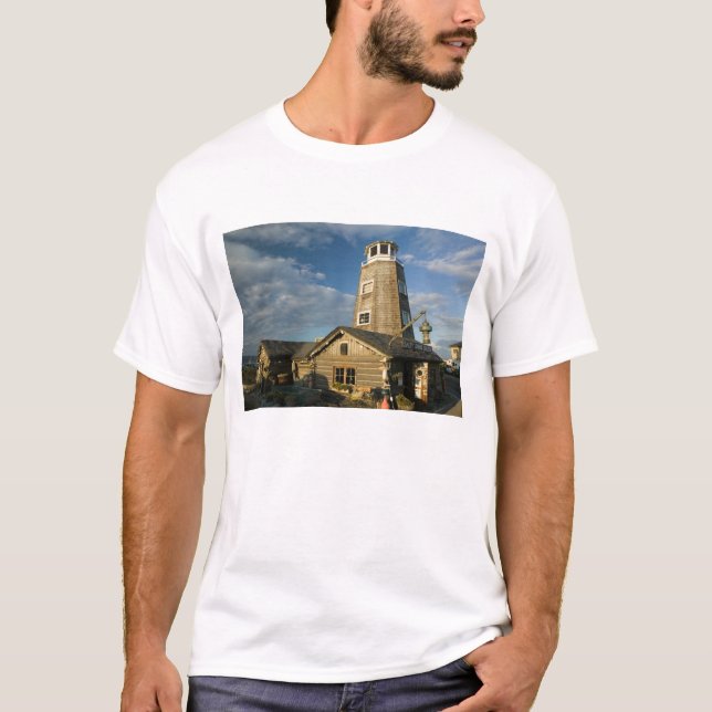 USA, ALASKA, KENAI PENINSULA, HOMER: Homer Spit T-Shirt (Front)