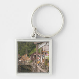 USA, Alaska, Ketchikan, Creek Street, downtown Keychain