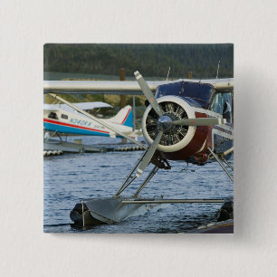 USA, ALASKA, Southeast Alaska, KETCHIKAN: 2 Inch Square Button