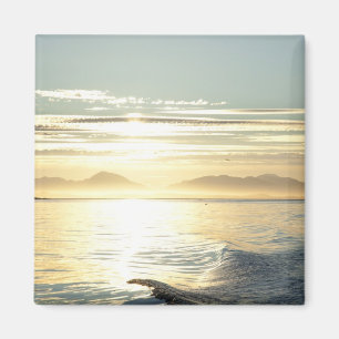 USA, Alaska, Southeast near Ketchikan, sunset. Magnet