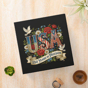 USA America 1776-2026 250 Years Freedom Binder