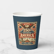 USA America 250th Anniversary Vintage Patriotic