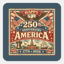 USA America 250th Anniversary Vintage Patriotic