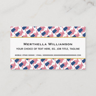 USA AMERICA Christian Scripture John 3:16 Business Card