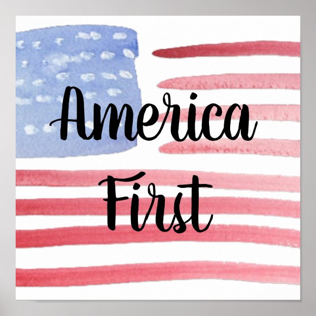 USA America First   Poster (Front)