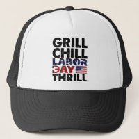 Usa America Grill Chill Labour Day Thrill BBQ Part