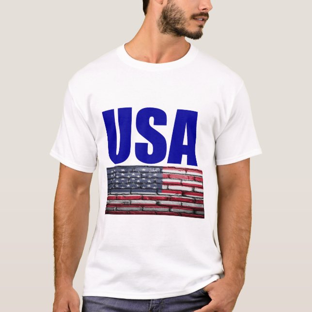 USA, AMERICA T-Shirt (Front)