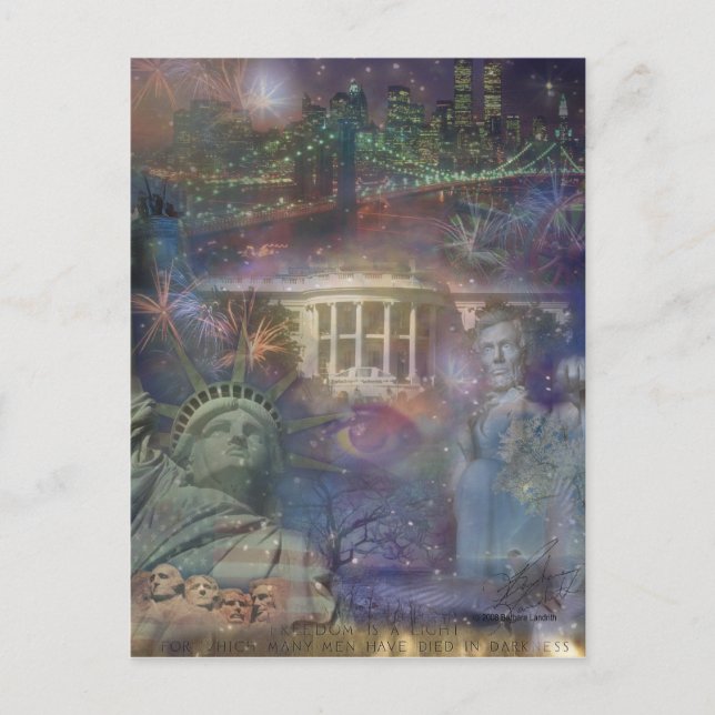 USA - America the Beautiful! Postcard (Front)