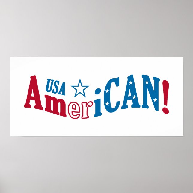 USA AmeriCAN! custom poster (Front)