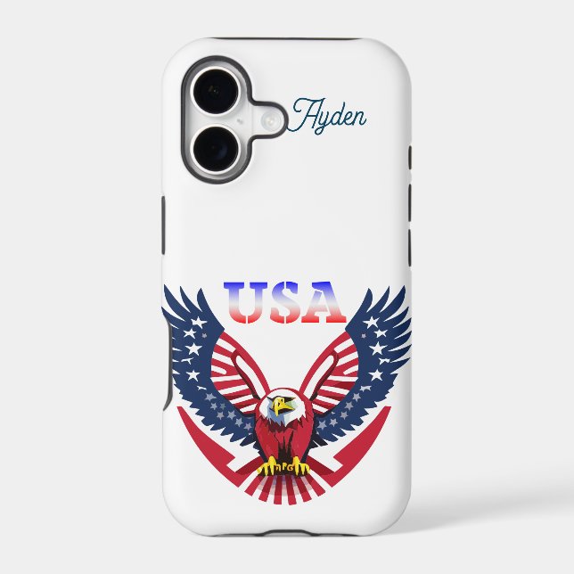 USA American Eagle Customizable  (Back)