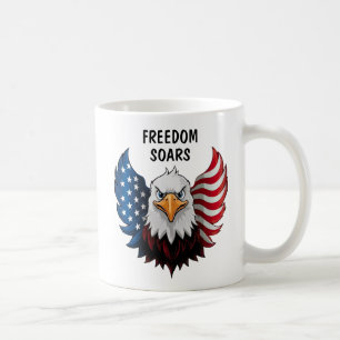 USA American Eagle Flag  Coffee Mug