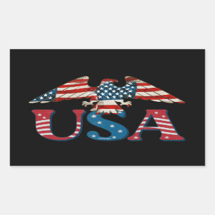 USA AMERICAN EAGLE STICKER