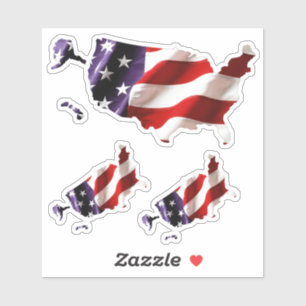 USA - American Flag and Country